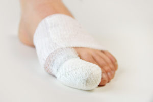 Image of a Bandaged Toe